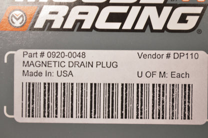New Moose Racing Magnetic Drain Plug NOS