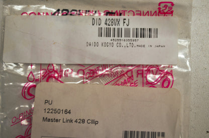 DID 12250164, 428VXFJ Chain Master Link 428 NOS