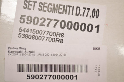 Vertex 590277000001, 09120210 Piston Ring Kit NOS