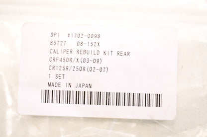 Rear Brake Caliper Rebuild Kit CR 125R 250R CRF 450R 450X NOS