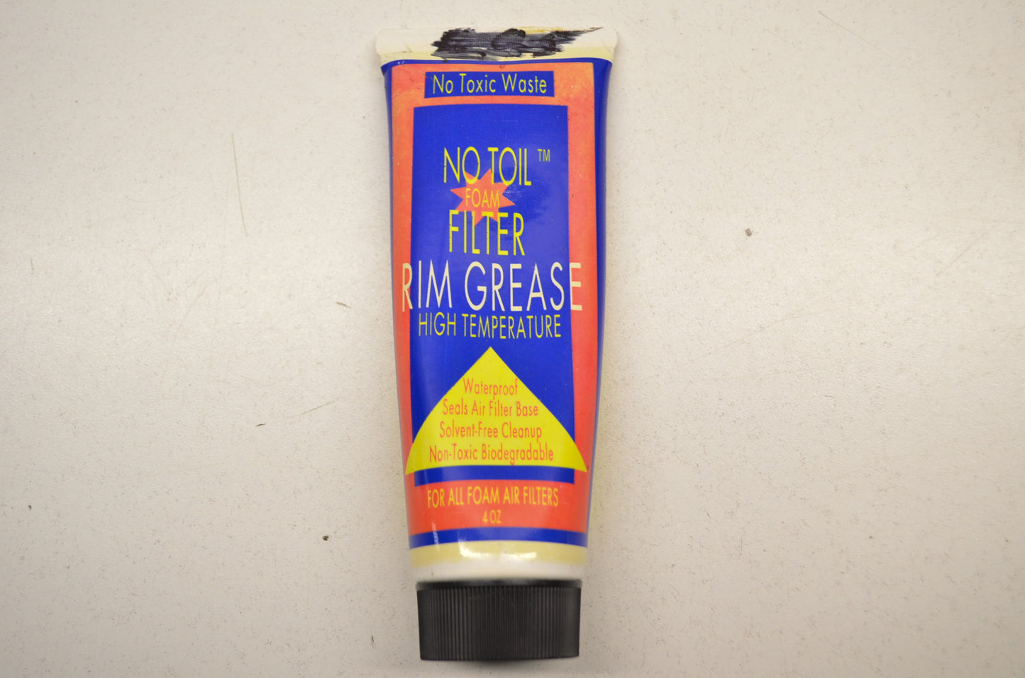 New No Toil Foam Filter Rim Grease 4oz NOS