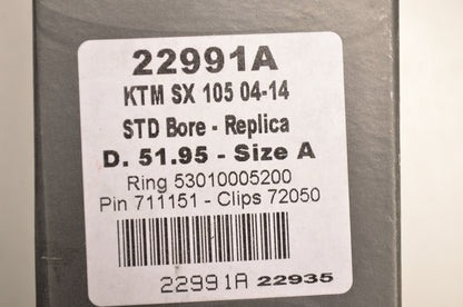 Piston Kit KTM 04-14 105 SX NOS