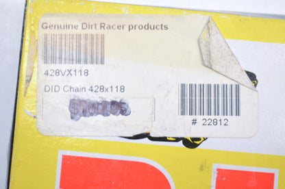 DID 428VX118 Chain 428x118, 118FB Links NOS