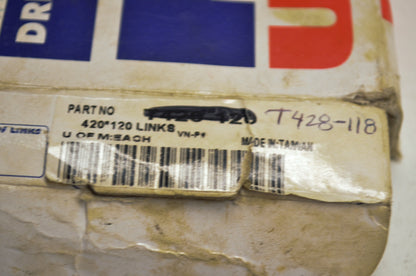 New Parts Unlimited Chain 428x118 Links NOS