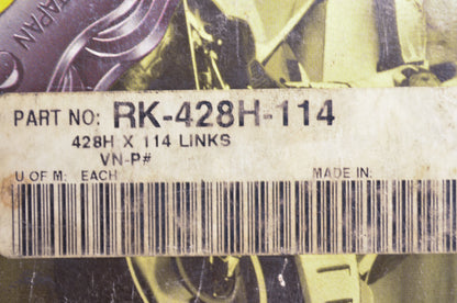 RK RK-428H-114 Chain 428x114 Links NOS