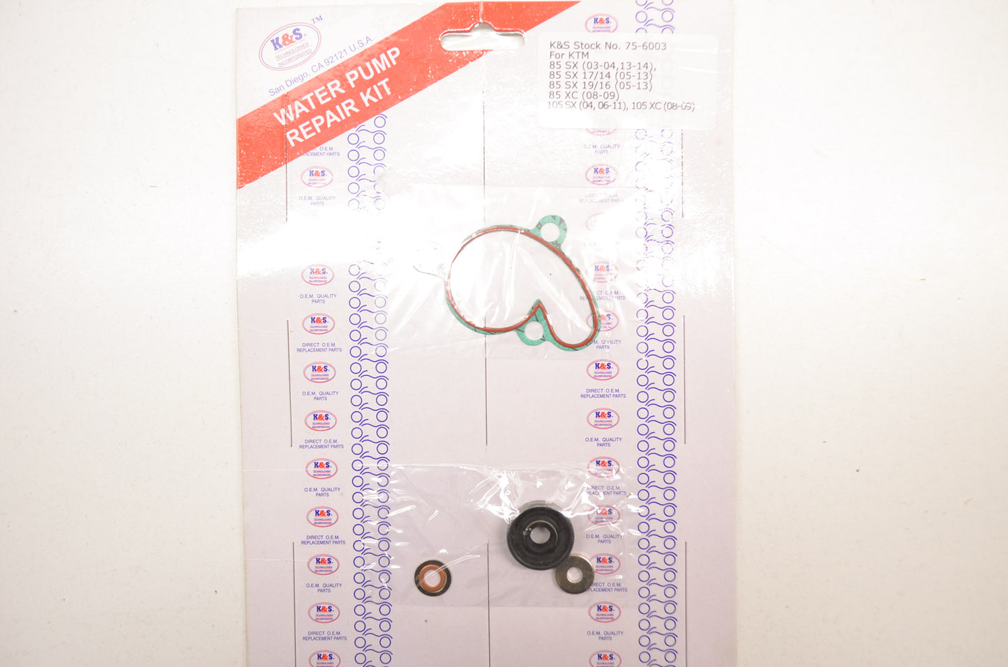 K&S 75-6003, 0934-2529 Water Pump Repair Kit KTM NOS