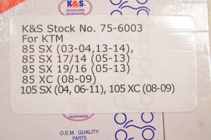 K&S 75-6003, 0934-2529 Water Pump Repair Kit KTM NOS