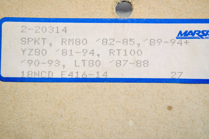 PBR 2-20314, E416-14 Sprocket 14T NOS