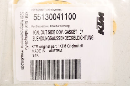 New OEM KTM Ignition Outside Cover Gasket NOS