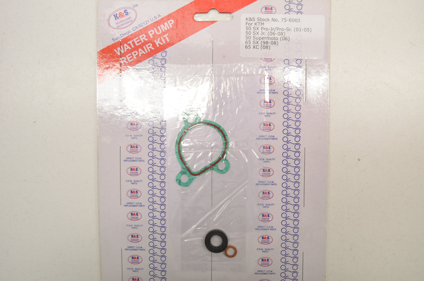 K&S 75-6001, 0934-2527 Water Pump Repair Kit KTM NOS