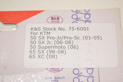 K&S 75-6001, 0934-2527 Water Pump Repair Kit KTM NOS