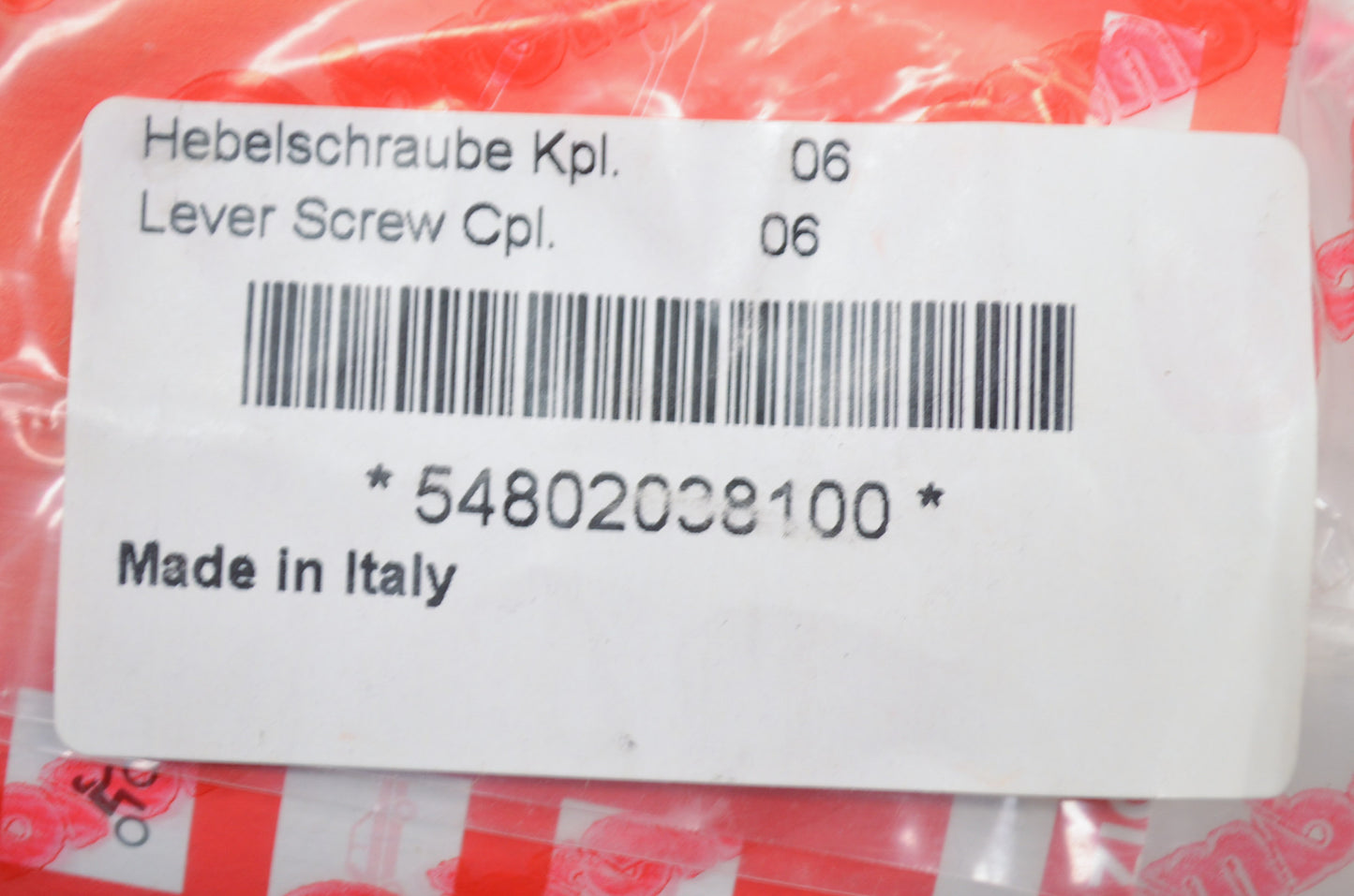 Brembo 54802038100 KTM Brake Lever Screw Kit NOS