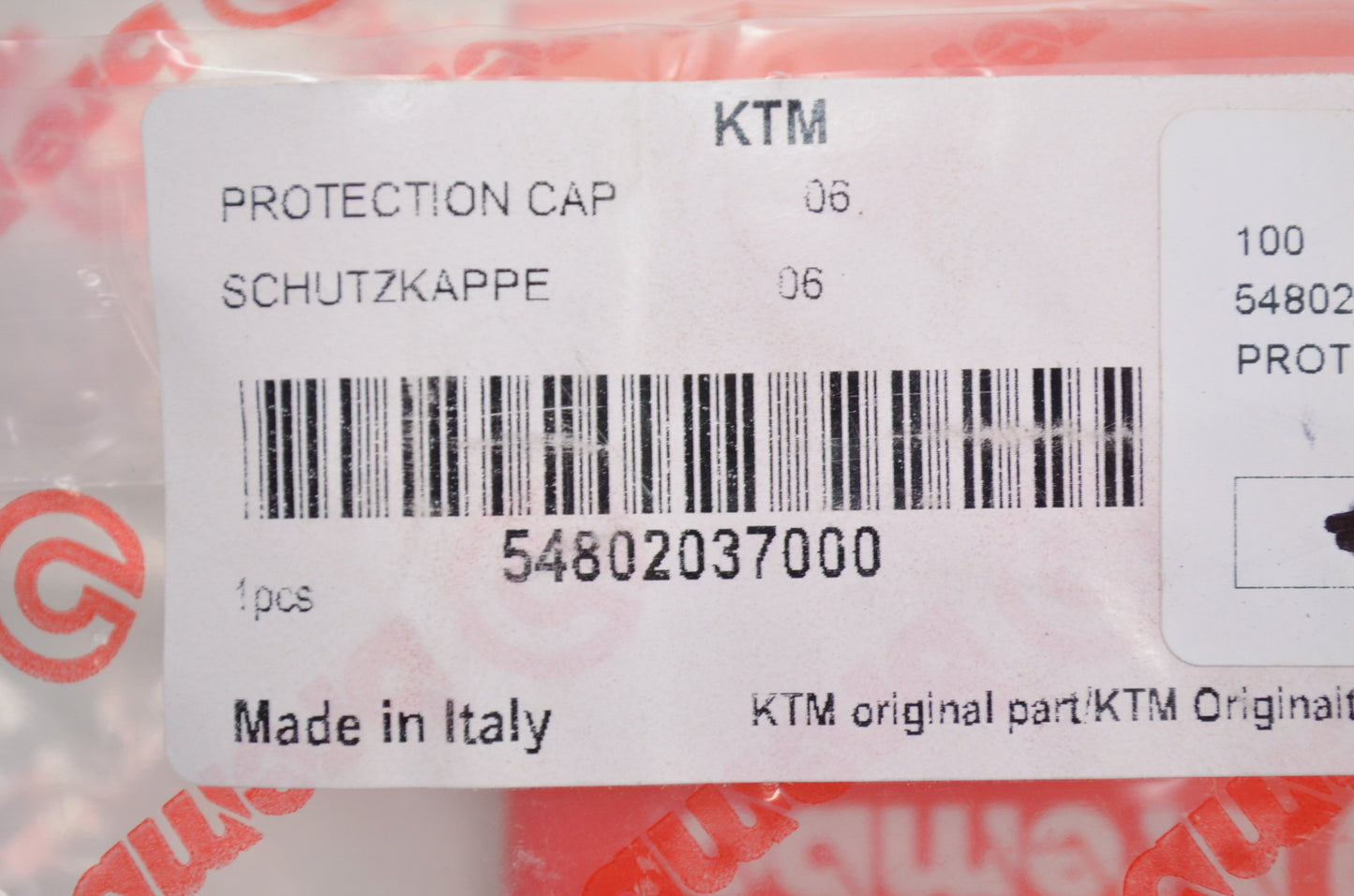 New Brembo KTM Clutch Lever Protective Cap NOS