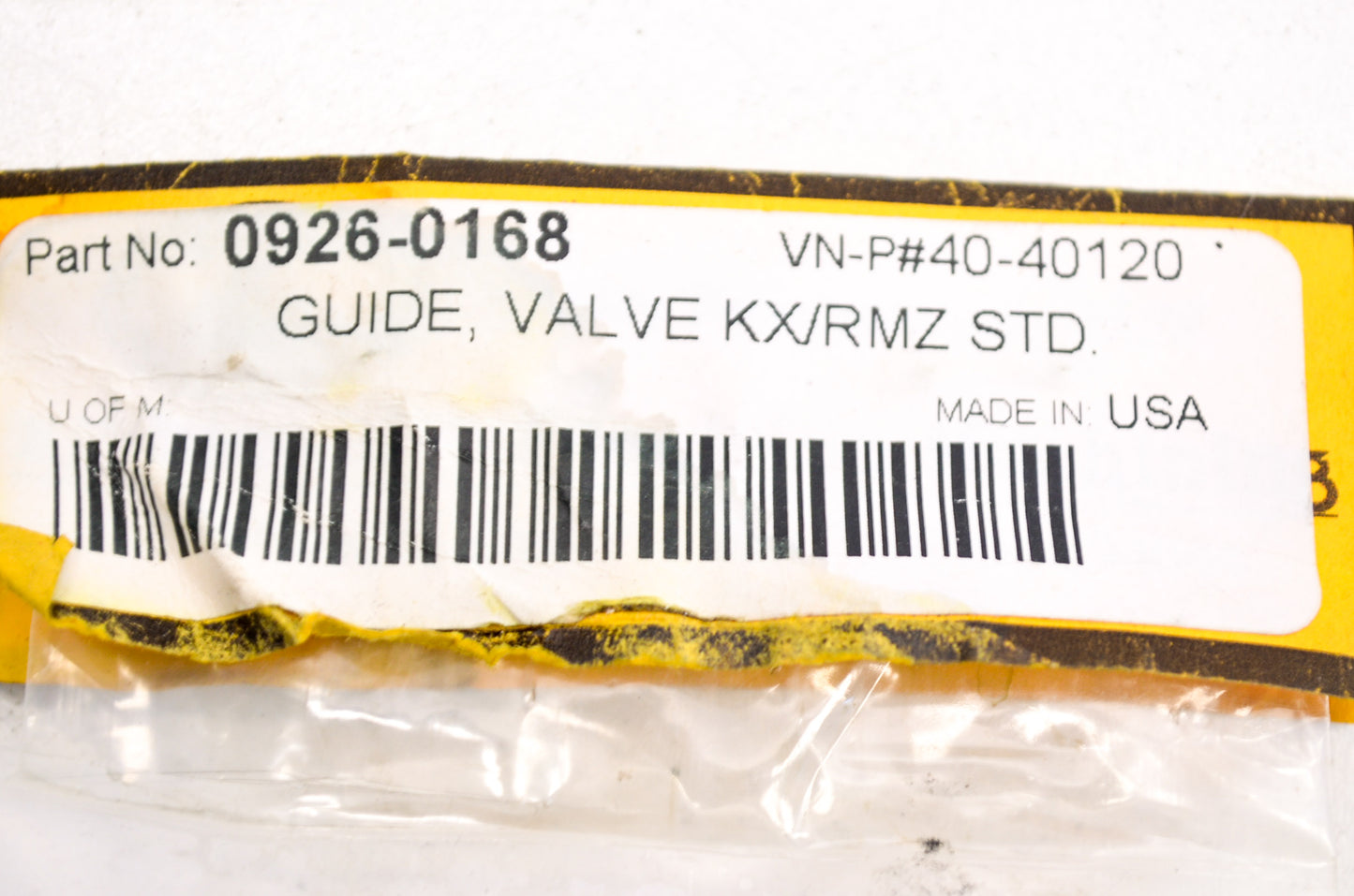 Standard Intake Exhaust Valve Guide KX250F KX 250F NOS