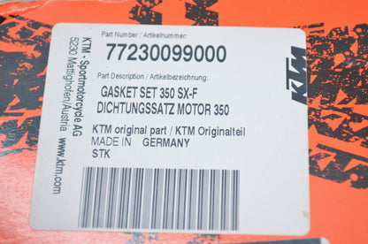 OEM KTM 77230099000 Gasket Set NOS