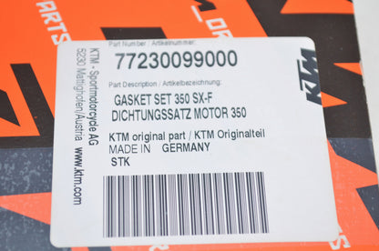 OEM KTM 77230099000 Gasket Set NOS