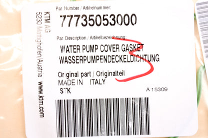 OEM KTM 77735053000 Water Pump Cover Gasket