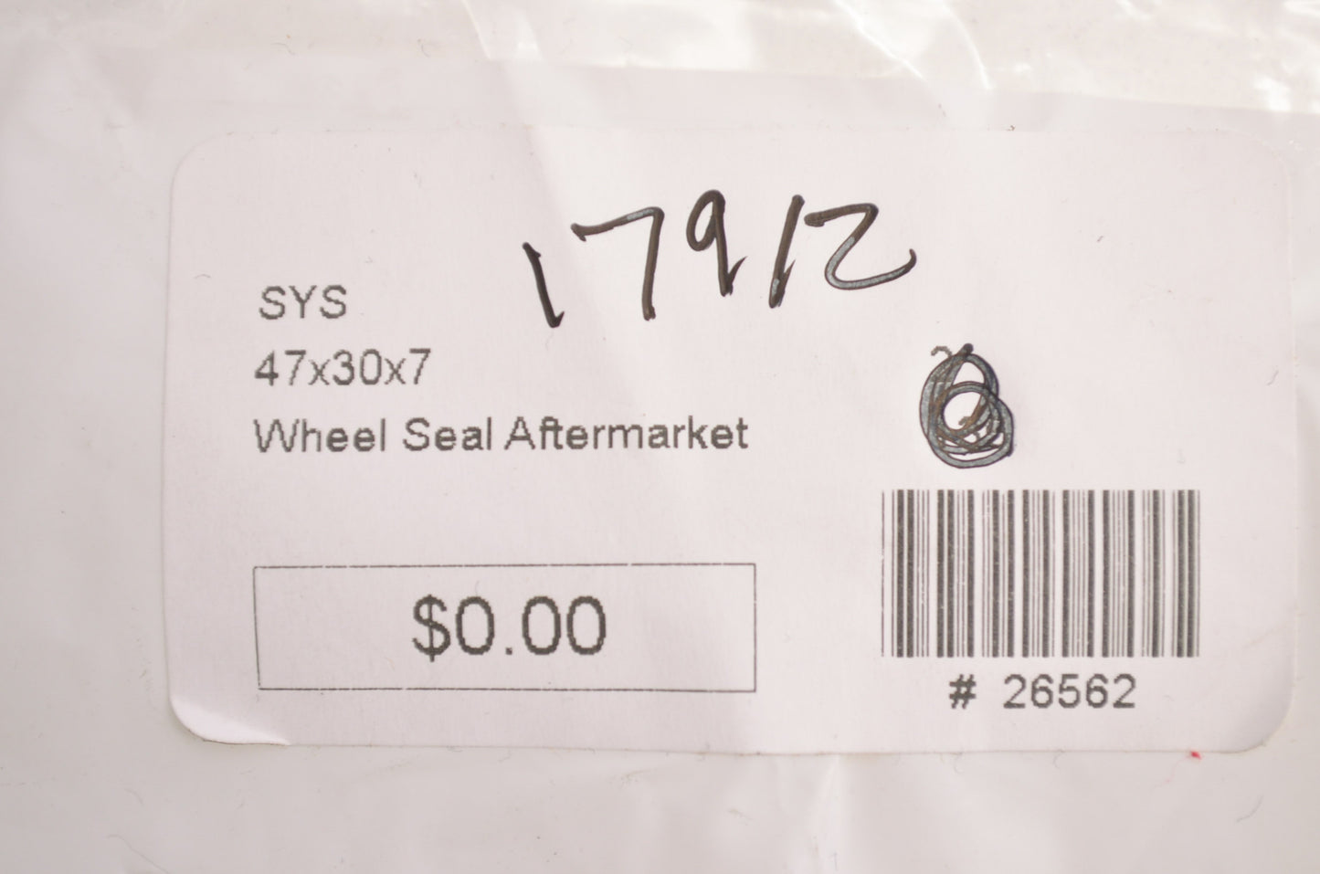 New CHO Oil Seal 47x30x7mm NOS
