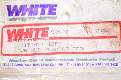 New White Brothers Mud Scraper Tool Purple NOS