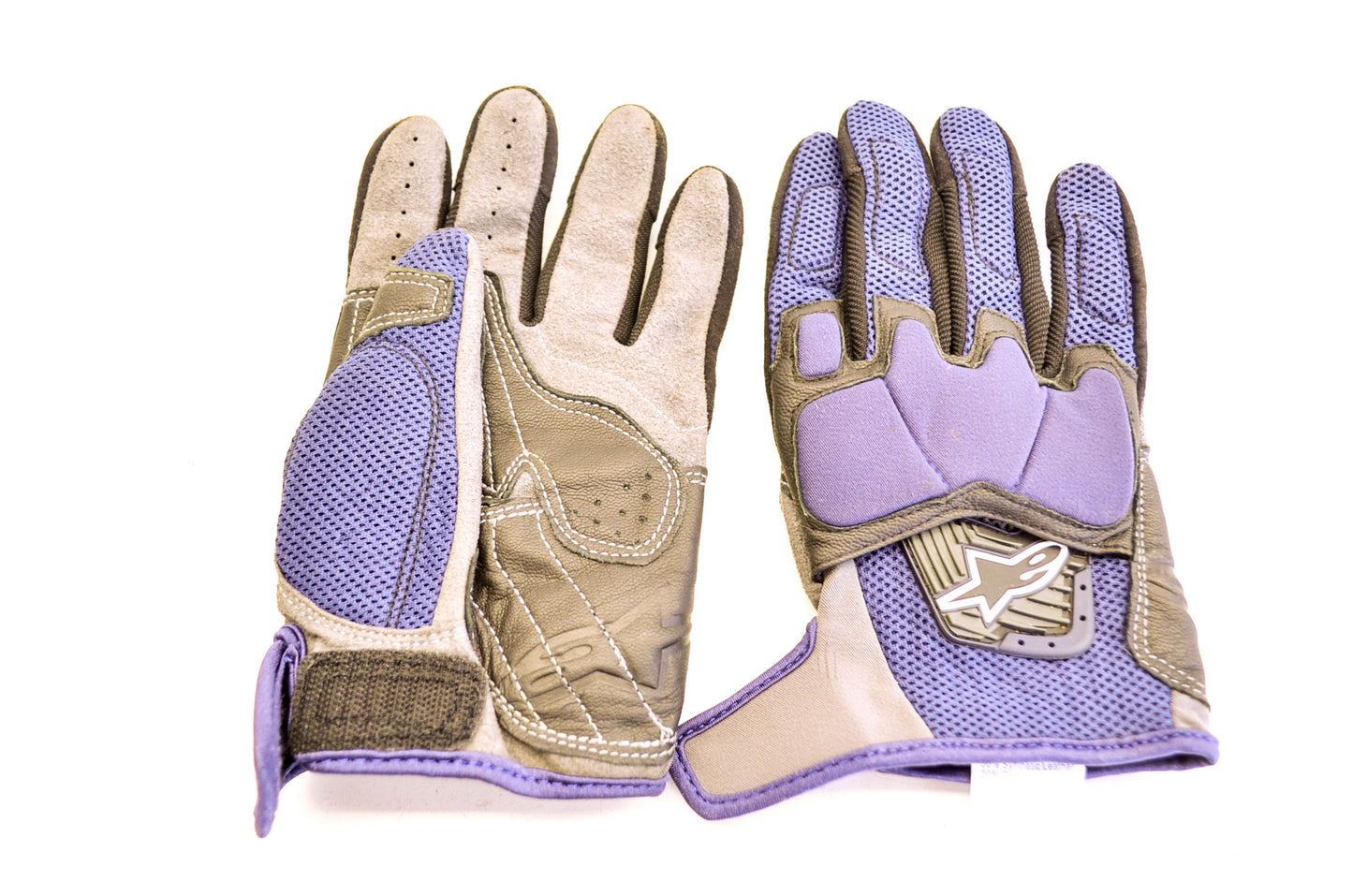 New Alpinestars S-MX 6 Blue Riding Gloves Pair Size Large NOS
