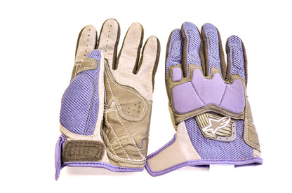New Alpinestars S-MX 6 Blue Riding Gloves Pair Size Large NOS