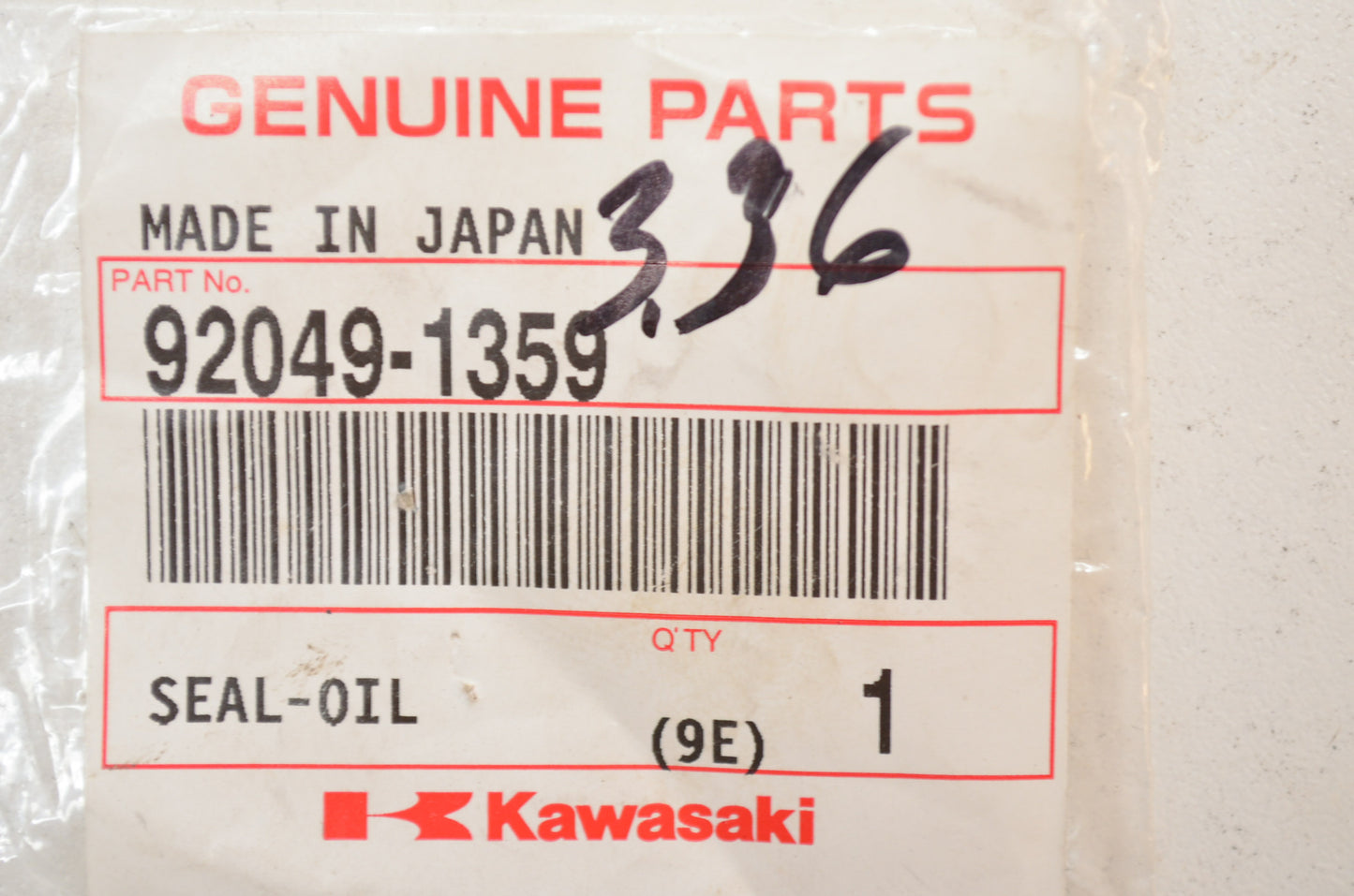 OEM Kawasaki 92049-1359 Oil Seal NOS