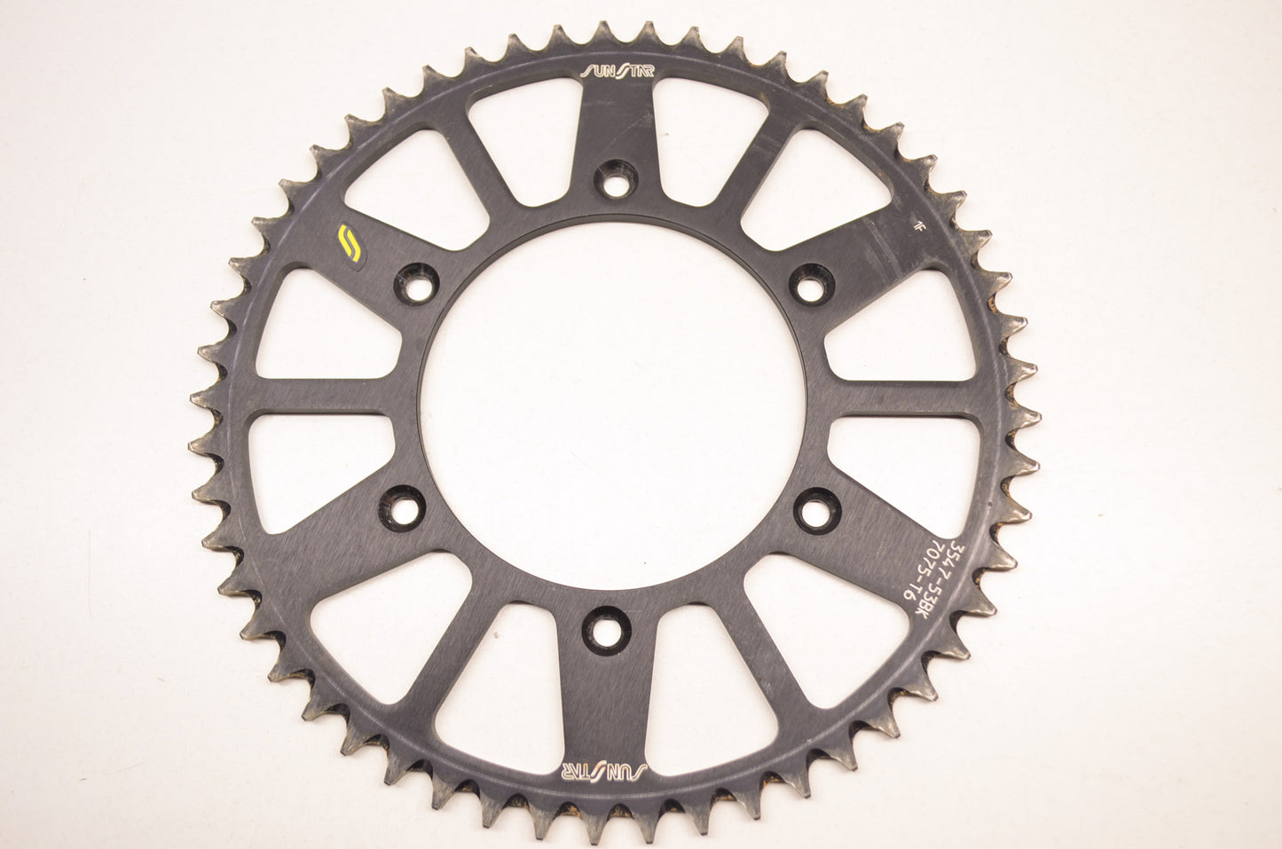 Black Rear Aluminum Sprocket 53T