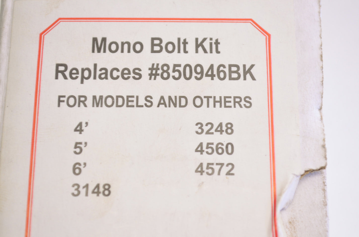 Aftermarket Blade Mono Bolt Kit NOS