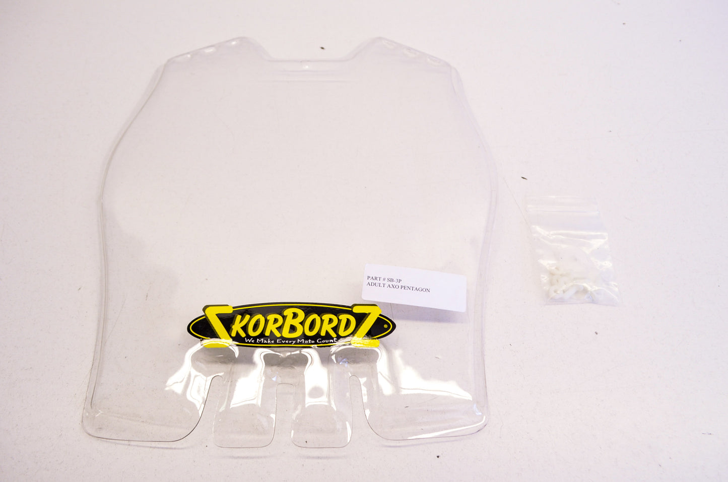 Adult AXO Pentagon Clear ID Panel Kit NOS