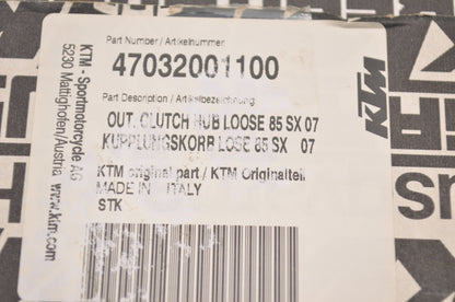 OEM KTM 47032001100 Outer Clutch Hub NOS