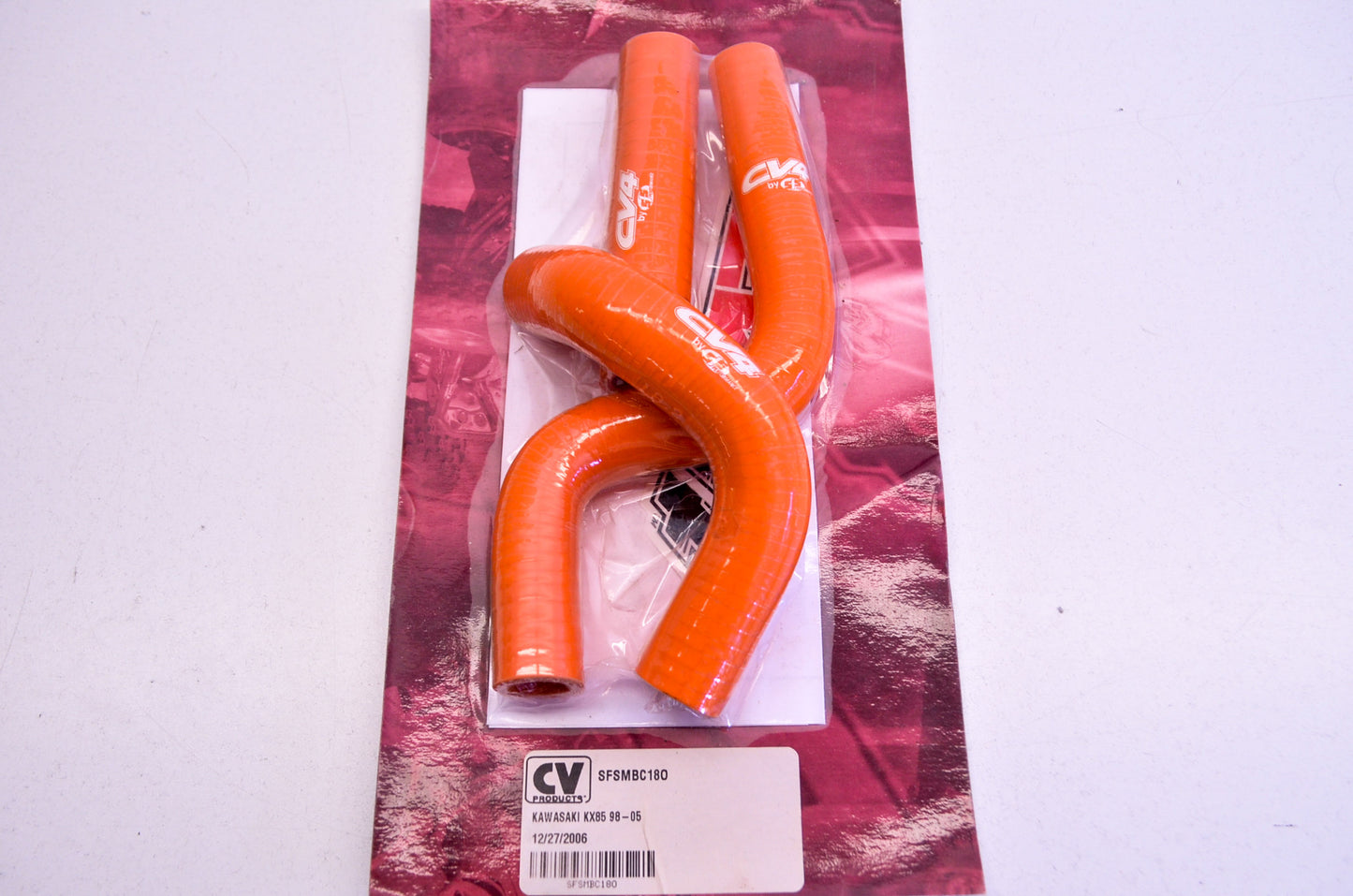 CV4 SFSMBC180 Hose Kit Orange KX85 KX 85 1998-2005 NOS