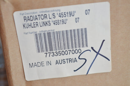 OEM KTM Left Side Radiator 45519U