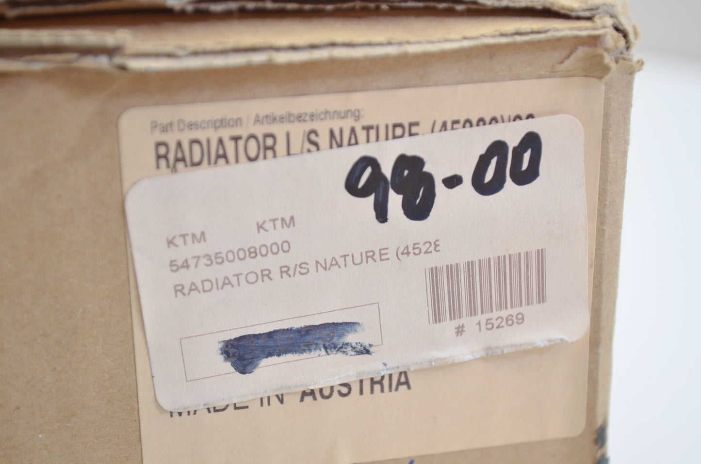 Right Side Radiator 45285