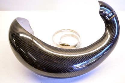 Carbon Fiber Pipe Guard Kit KTM 250 300 2011-2014 NOS