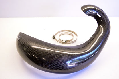 Carbon Fiber Pipe Guard Kit KTM 250 300 2004-2010 NOS
