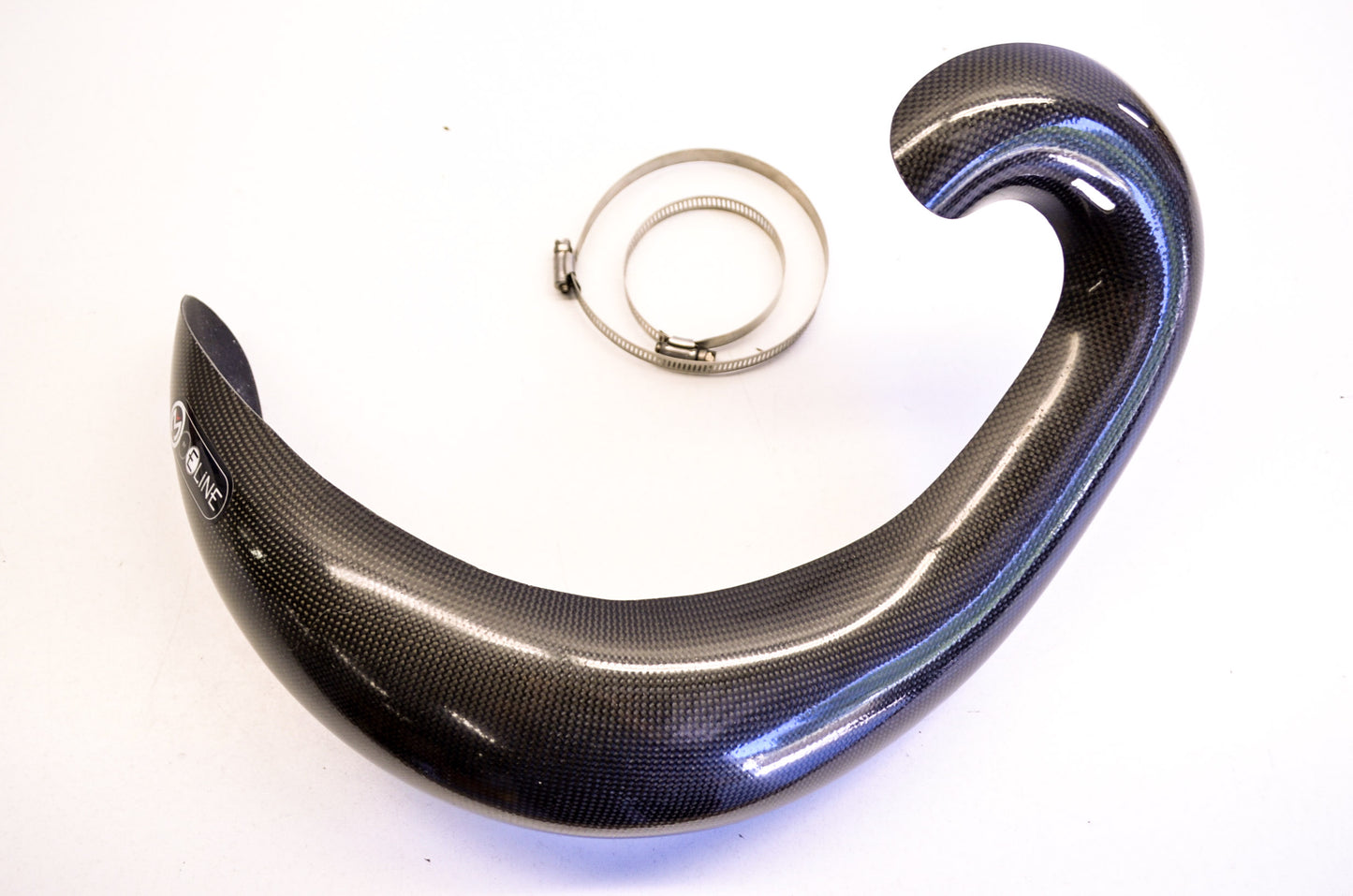 Carbon Fiber Pipe Guard Kit KTM 250 300 2004-2010 NOS