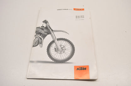 New OEM KTM Owner's Manual 2013 85 SX NOS