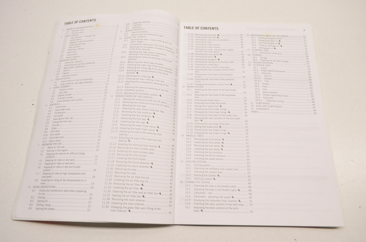 New OEM KTM Owner's Manual 2013 85 SX NOS