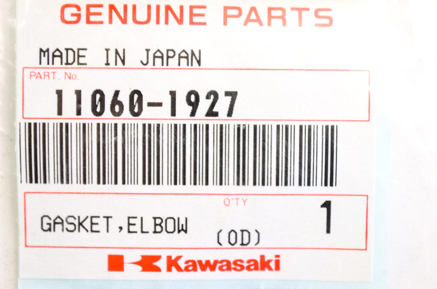 OEM Kawasaki 11060-1927 Elbow Gasket