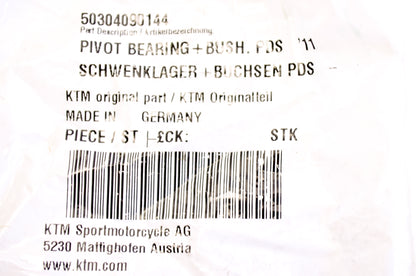 NEW OEM KTM Pivot Bearing 50304090144 NOS