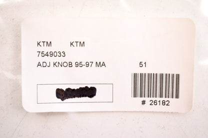 New OEM KTM Right Side Adjusting Knob NOS