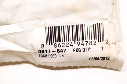 OEM Arctic Cat 0617-647 Left Hand Hood Foam NOS