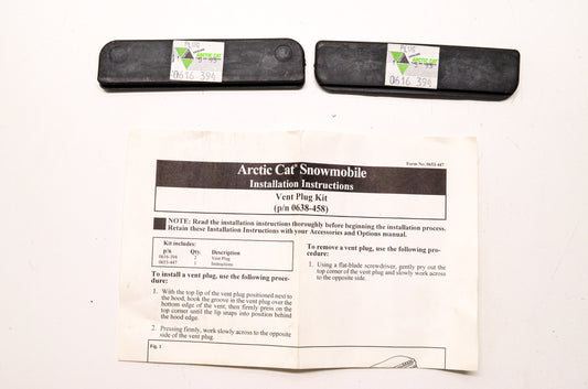 Vent Plug Kit NOS