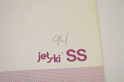 OEM Kawasaki 99920-1652-02 Jet Ski SS JH750-A3 Owner's Manual JH750-A3