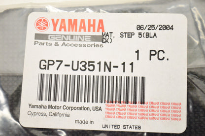 OEM Yamaha GP7-U351N-11-00 Black Step Mat 5 NOS