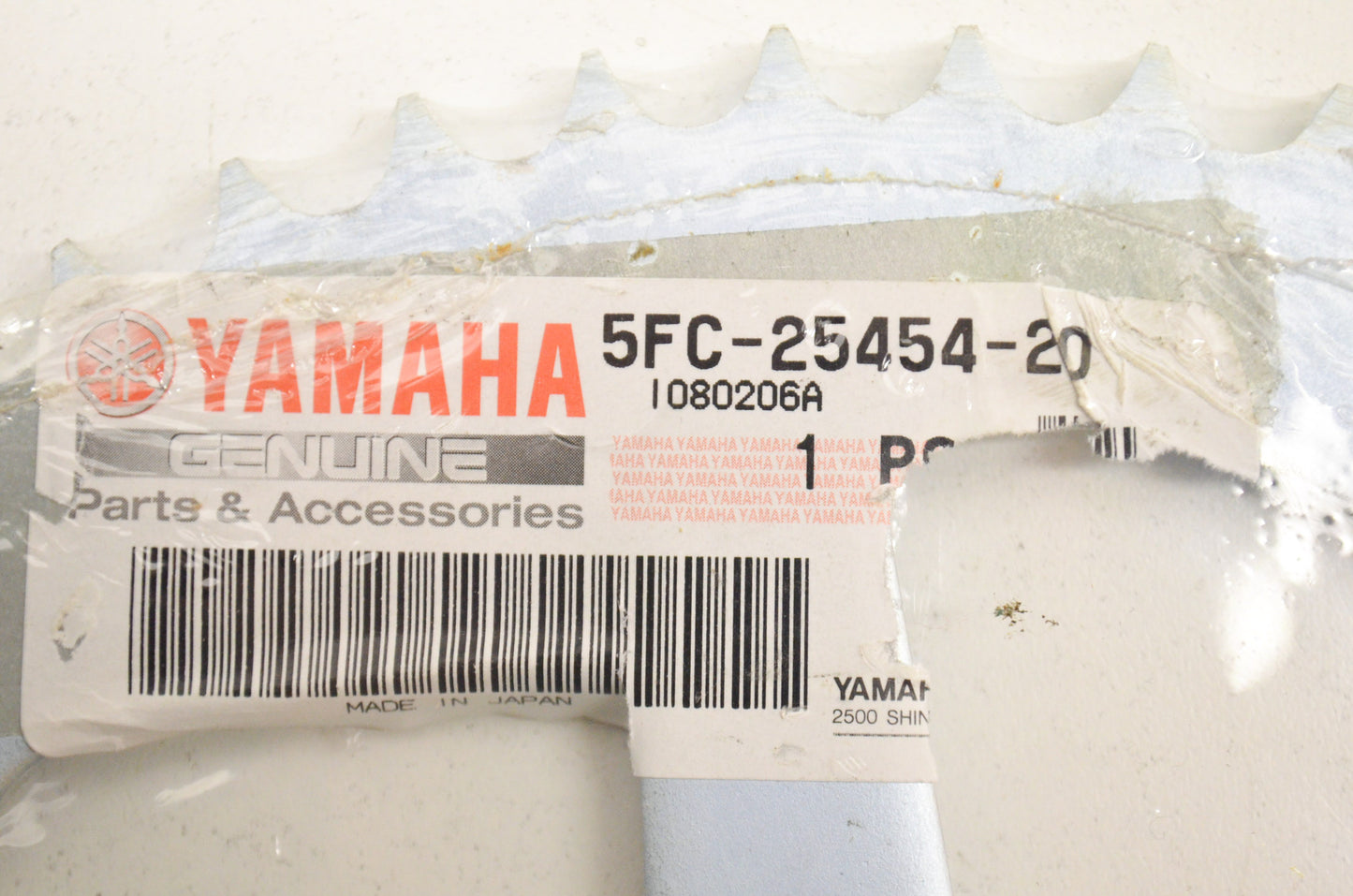 OEM Yamaha 5FC-25454-20-00 Driven Sprocket 54T NOS
