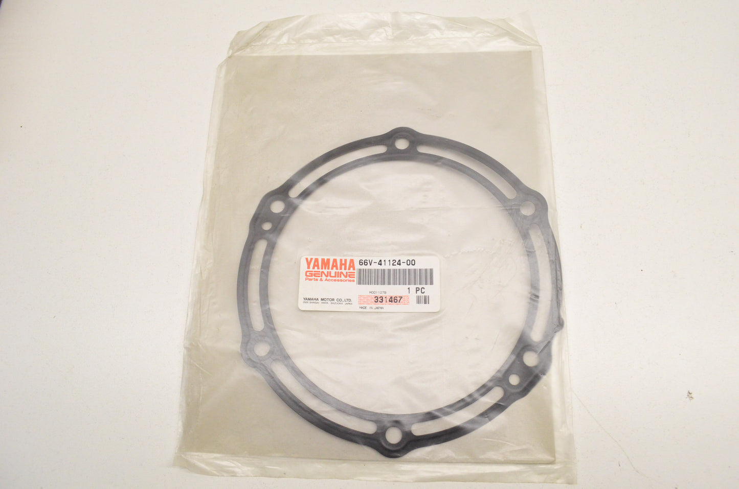 OEM Yamaha 66V-41124-00-00 Outer Exhaust Gasket NOS