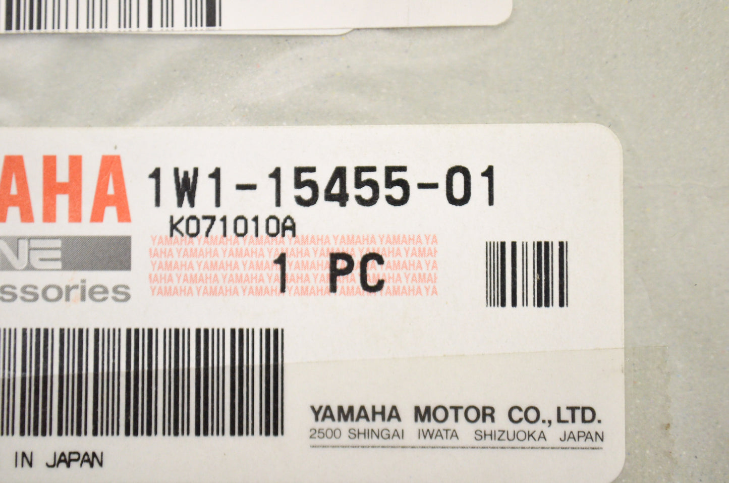 OEM Yamaha 1W1-15455-01-00 Gasket 1 NOS