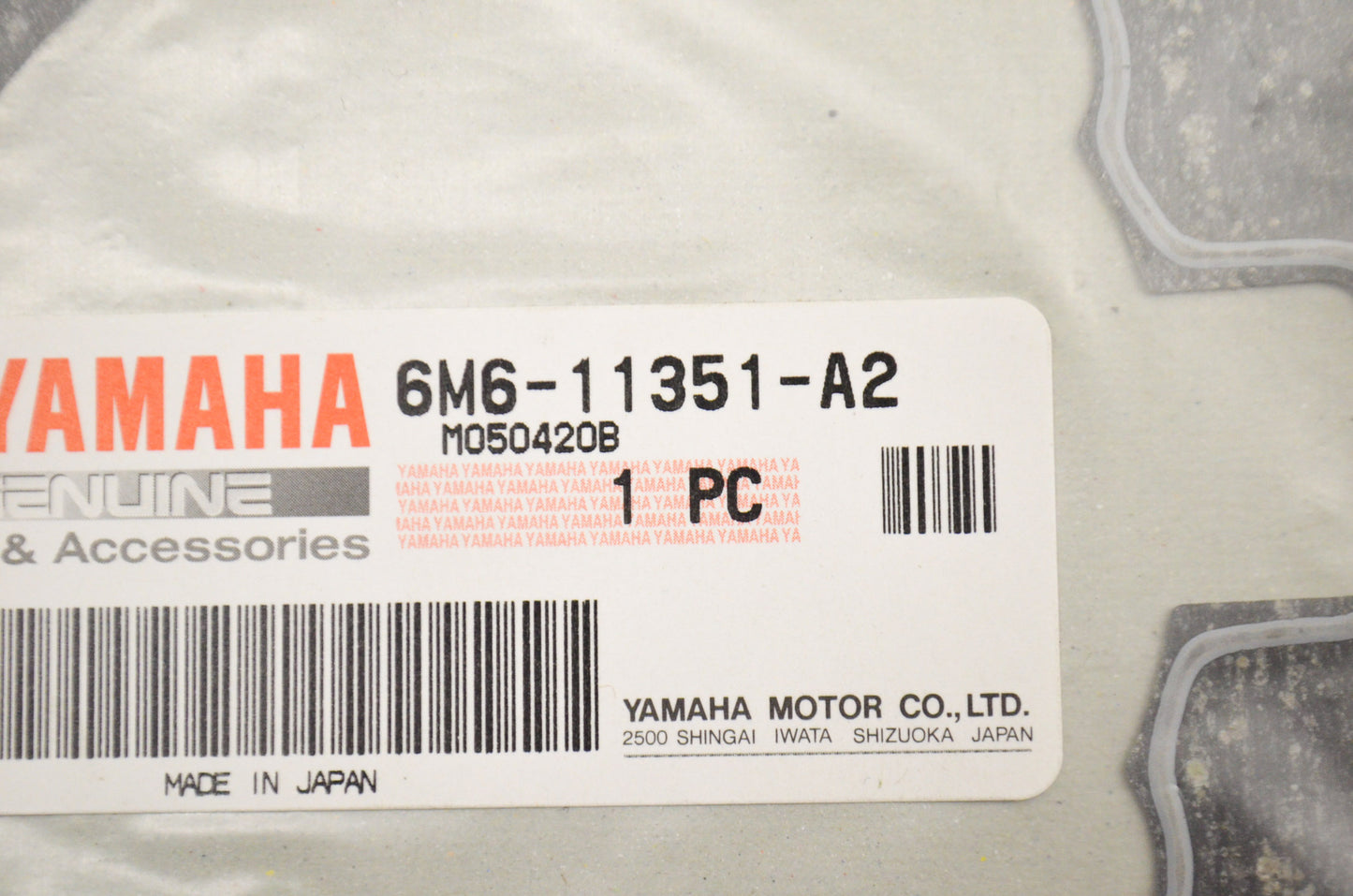 OEM Yamaha 6M6-11351-A2-00 Cylinder Gasket NOS