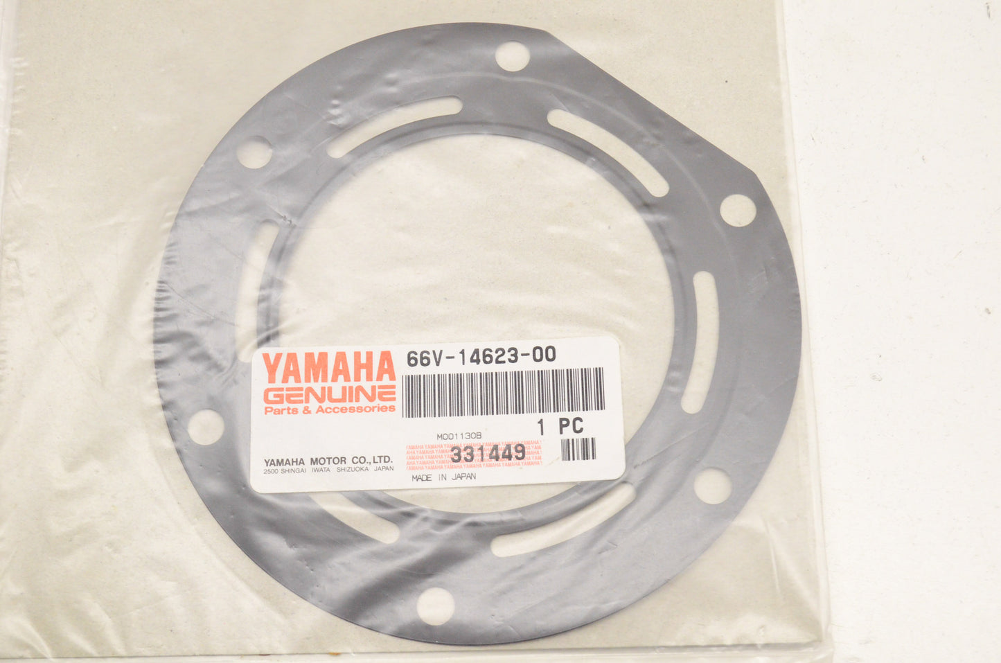 New OEM Yamaha 66V-14623-00-00 Exhaust Pipe Gasket NOS